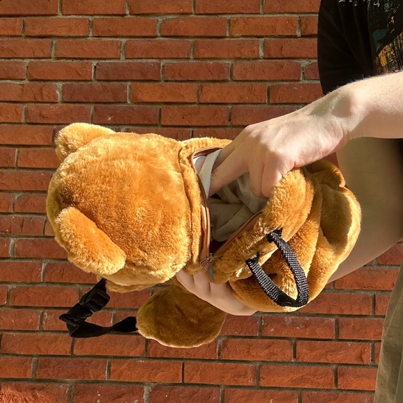 Teddy bear plush backpack - Picture 14 of 14